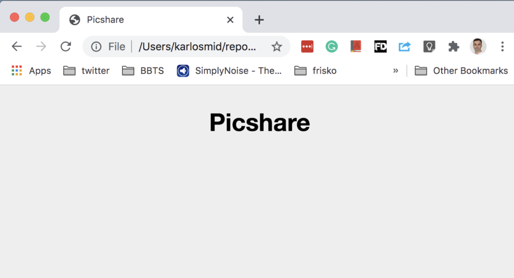 Picshare Application